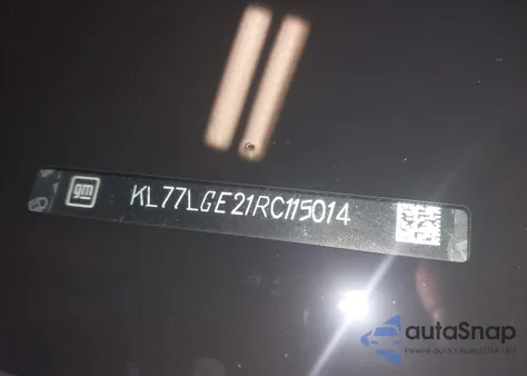 2024 Chevrolet Trax Fwd 1Rs z USA, uszkodzony, nr VIN KL77LGE21RC115014